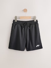 Black Mesh Sport Shorts (3-16yrs) - Image 1 of 2