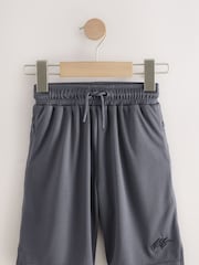 Grey Textured Sport Shorts (3-16yrs) - Image 5 of 9