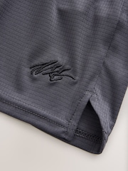 Grey Textured Sport Shorts (3-16yrs) - Image 7 of 9