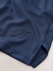 Navy Blue Textured Sport Shorts (3-16yrs) - Image 4 of 4