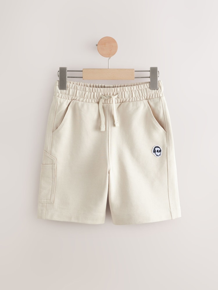 Stone 100% Cotton Carpenter Shorts (3-16yrs) - Image 1 of 4