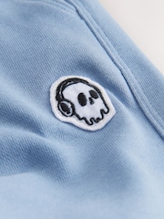 Mid Blue 100% Cotton Carpenter Shorts (3-16yrs) - Image 3 of 4