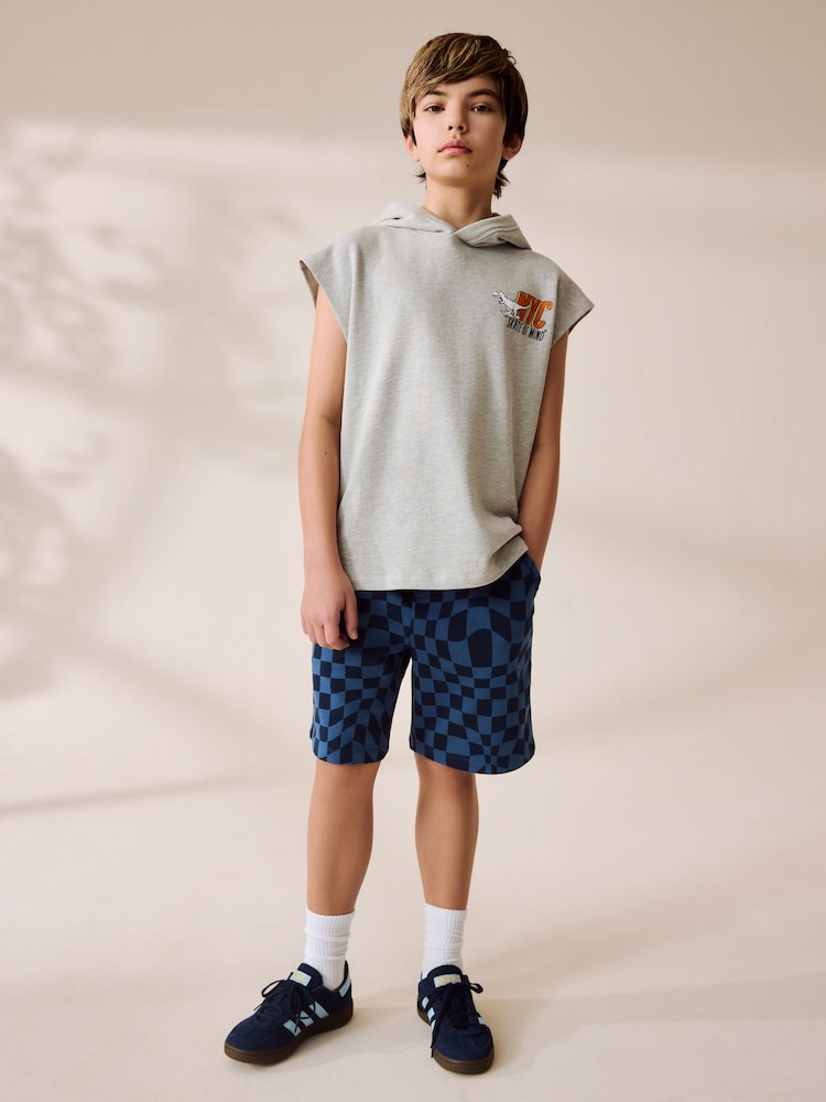 Azul - Sleeveless Hoodie And Joggers Graphic Set (3-16yrs) - Imagen 2 de 5 Azul - Sleeveless Hoodie And Joggers Graphic Set (3-16yrs) - Imagen 2 de 5