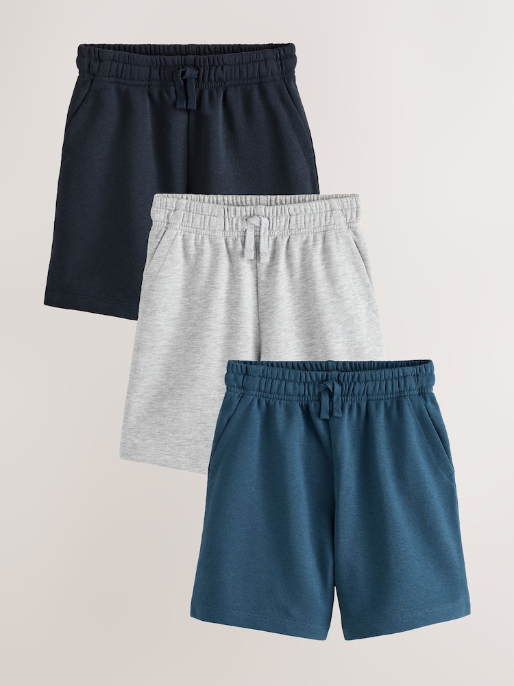 Azul marino/azul/gris - Basic Shorts 3 Pack (3-16yrs) - Imagen 1 de 7 Azul marino/azul/gris - Basic Shorts 3 Pack (3-16yrs) - Imagen 1 de 7