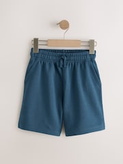 Navy/Blue/Grey Sporty Fit Basic Shorts 3 Pack (3-16yrs) - Image 5 of 7
