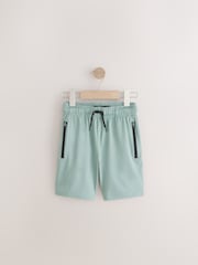 Green/Blue Light Weight Sports Shorts 2 Pack (3-17yrs) - Image 2 of 6
