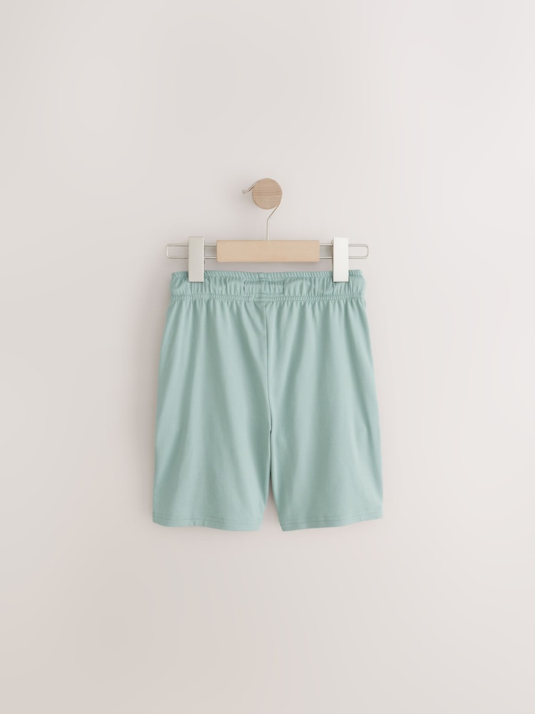 Green/Blue Light Weight Sports Shorts 2 Pack (3-17yrs) - Image 4 of 6