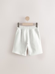 Black/White Zip Sweat Shorts 2 Pack (3-16yrs) - Image 4 of 7