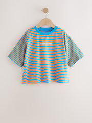 Bright Orange Stripe Oversized T-Shirts 4 Pack (3-16yrs) - Image 2 of 9