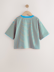 Bright Orange Stripe Oversized T-Shirts 4 Pack (3-16yrs) - Image 3 of 9