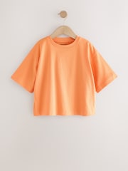 Bright Orange Stripe Oversized T-Shirts 4 Pack (3-16yrs) - Image 5 of 9