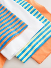 Bright Orange Stripe Oversized T-Shirts 4 Pack (3-16yrs) - Image 9 of 9