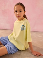 Multi Pastel Sun Graphic 100% Cotton T-Shirts 5 Pack (3-16yrs) - Image 12 of 12