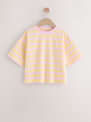 Multi Pastel Sun Graphic 100% Cotton T-Shirts 5 Pack (3-16yrs) - Image 3 of 12