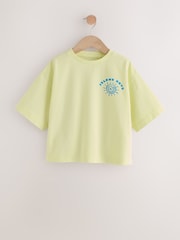 Multi Pastel Sun Graphic 100% Cotton T-Shirts 5 Pack (3-16yrs) - Image 6 of 12