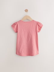 Blue/Pink/White Daisy Trim T-Shirts 3 Pack (1.5-16yrs) - Image 8 of 10