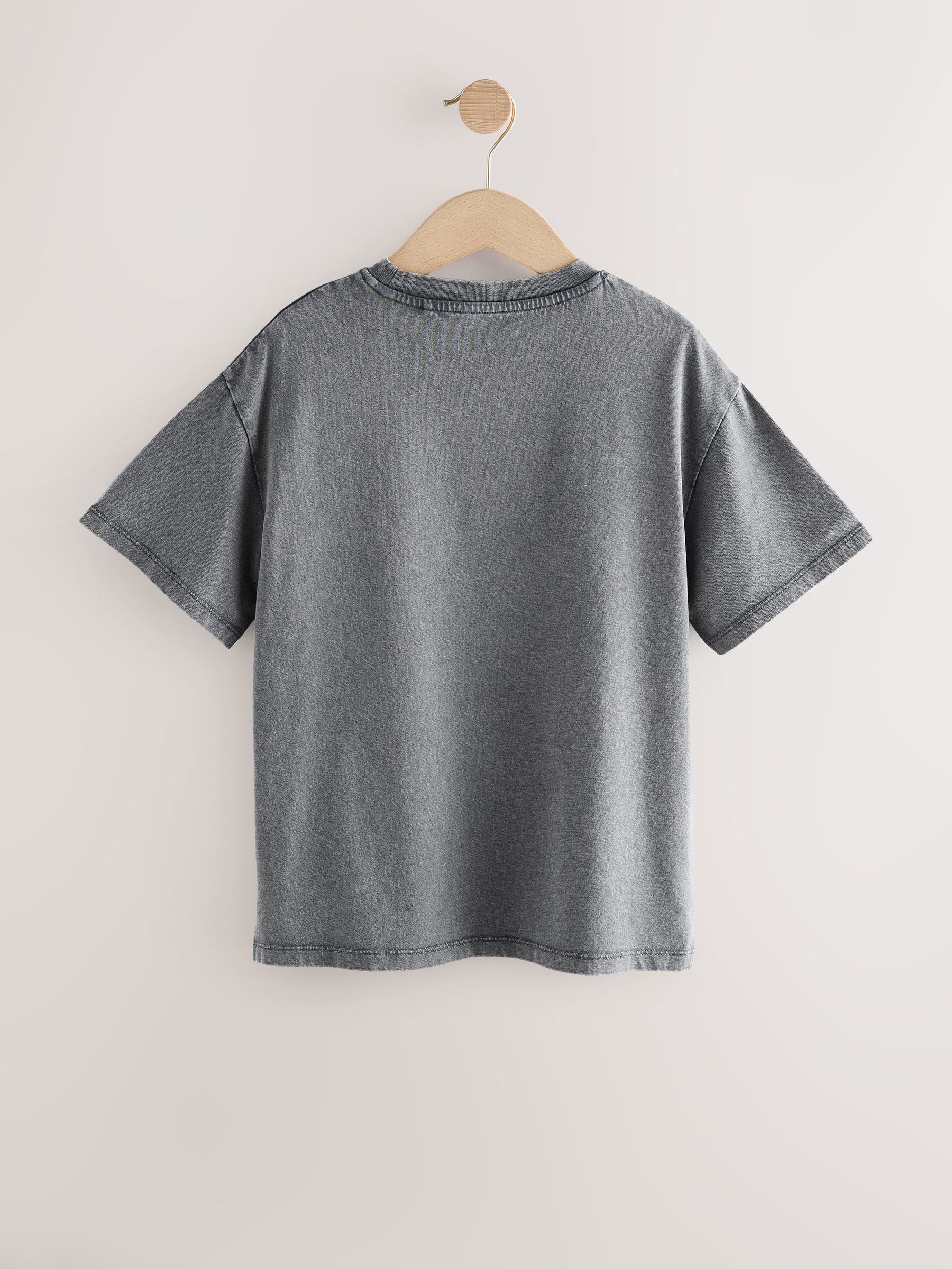 Buy Charcoal Grey Oversized Oasis Band T-Shirt (3-16yrs) from Next USA