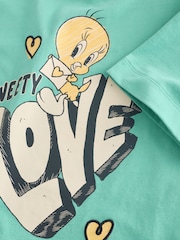 Green Looney Tunes Tweety License 100% Cotton T-Shirt (3-16yrs) - Image 8 of 9