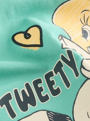 Green Looney Tunes Tweety License 100% Cotton T-Shirt (3-16yrs) - Image 9 of 9