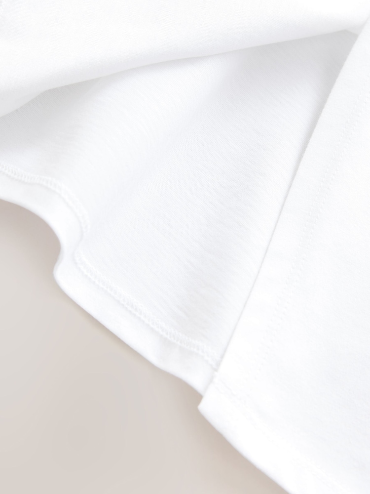 Blanco - Camiseta dorada con estampado de corazón de lentejuelas (3-16 años) - Imagen 4 de 4 Blanco - Camiseta dorada con estampado de corazón de lentejuelas (3-16 años) - Imagen 4 de 4