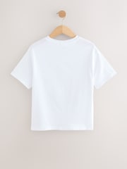 Branco - Camiseta grande de lantejoulas Minnie Mouse License 100% algodão (3-16anos) - Imagem 5 de 7