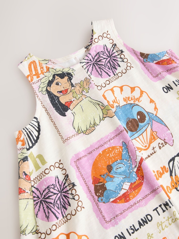 Cream Lilo and Stitch Playsuit (3-16yrs) - Image 7 of 7