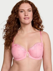 Victoria's Secret Pink Hope Lightly Lined Demi Pretty Petals Embroidered Bra - Image 1 of 3