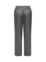 JDY Grey Wide Leg Stripe Trousers - Image 3 of 3