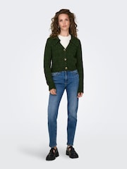 JDY Collard Knitted Button Down pletena jopa - Slika 2 iz 7