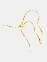 Swarovski Green Mixed Cuts Clover Gold-Tone Plated Idyllia Bracelet - Image 3 of 5