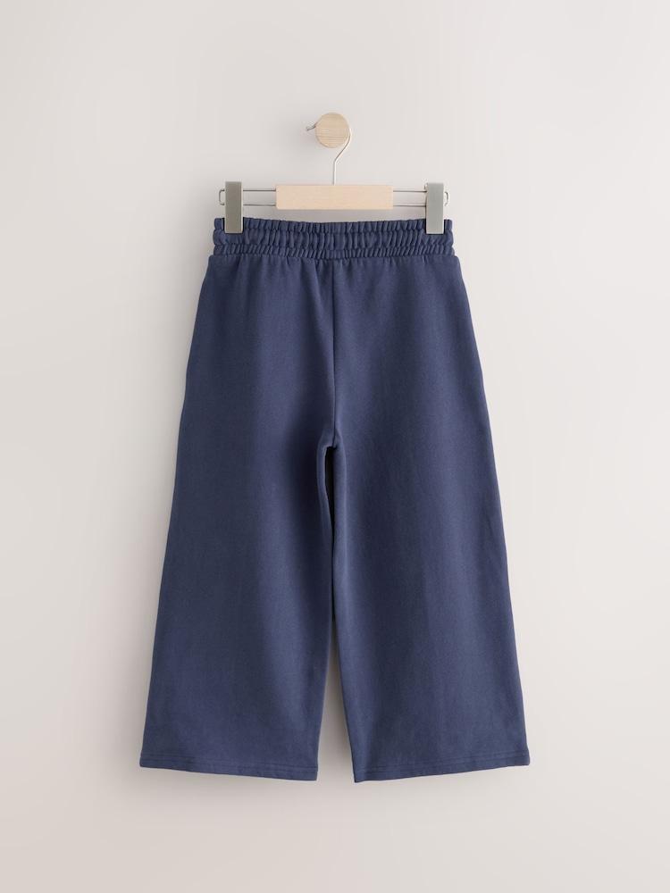 Bleu marine - Pantalon de jogging à jambes larges (3-16ans) - Image 6 of 8
