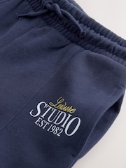Bleu marine - Pantalon de jogging à jambes larges (3-16ans) - Image 7 of 8