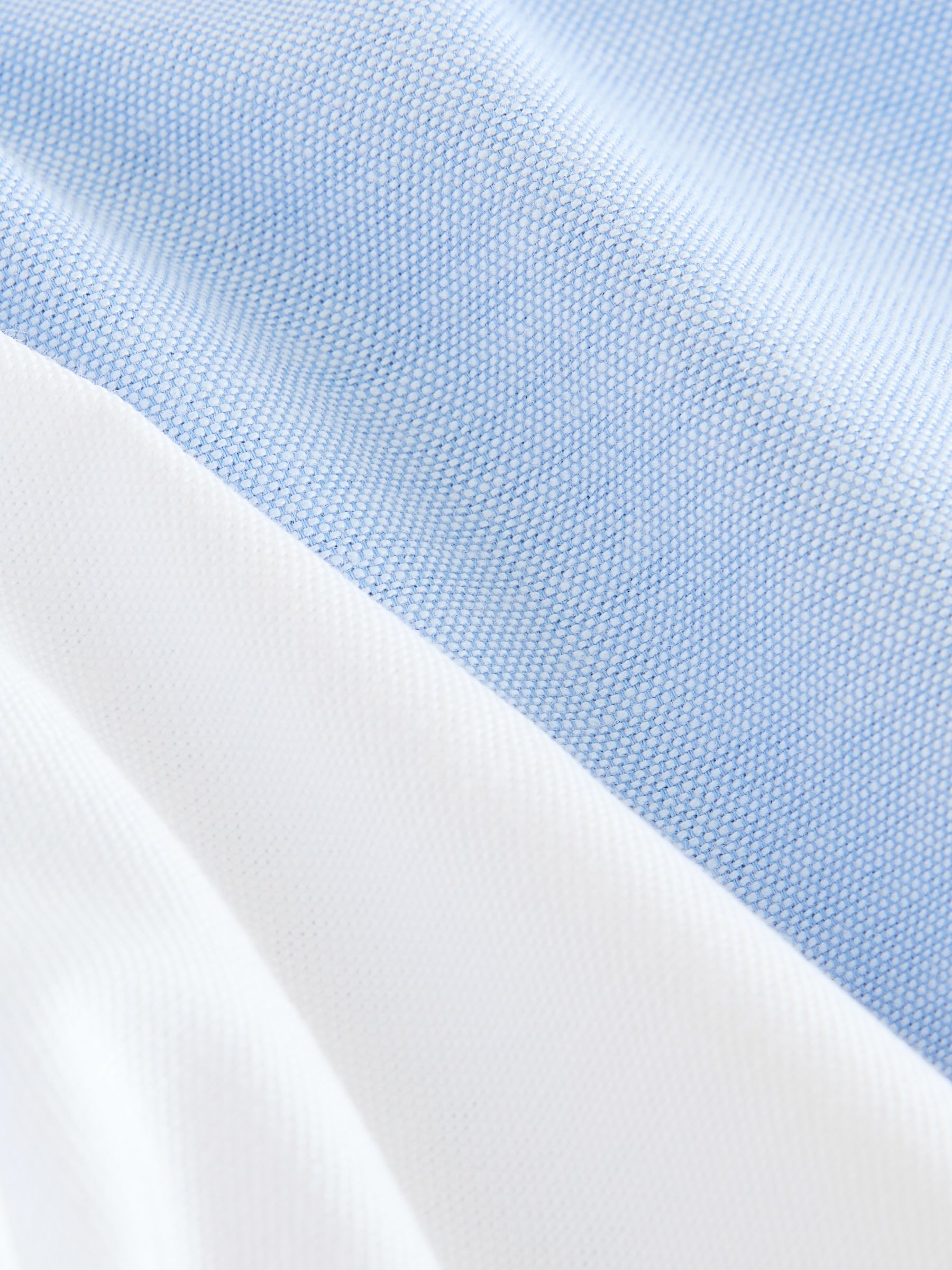 Buy White/Blue Short Sleeve Cotton Rich Oxford Shirts 2 Pack (3-16yrs ...