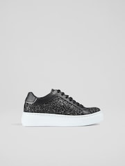 LK Bennett Lift Platform Trainers - Изображение 1 из 4
