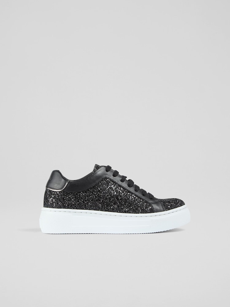 LK Bennett Lift Platform Trainers - Изображение 1 из 4