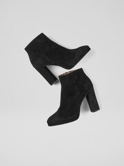 LK Bennett Black Sibella Platform Ankle Boots - Image 2 of 4