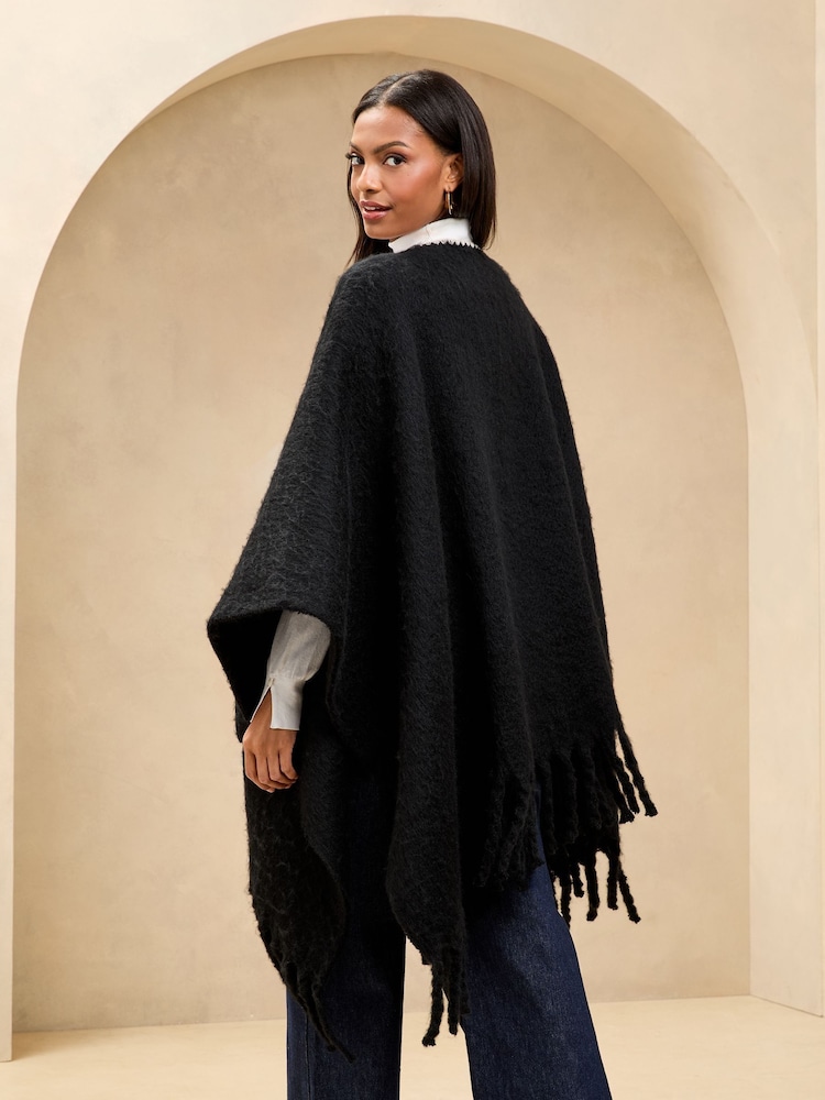 Lipsy Cape Whipstitch à franges - Image 3 of 4
