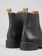 LK Bennett Black Cadea Casual Tread Sole Boots - Image 4 of 4