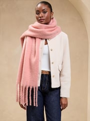 Lipsy Pink Oversized Supersoft Brushed Scarf - Image 1 of 4