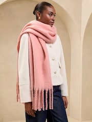 Lipsy Pink Oversized Supersoft Brushed Scarf - Image 2 of 4