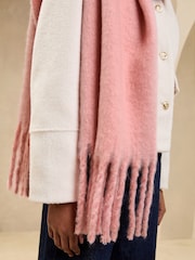 Lipsy Pink Oversized Supersoft Brushed Scarf - Image 4 of 4
