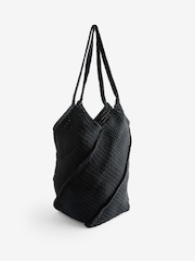 Rockett St George Black 'Jadore' Beach Bag - Image 5 of 8