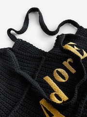Rockett St George Black 'Jadore' Beach Bag - Image 7 of 8