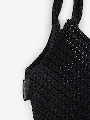 Rockett St George Black 'Jadore' Beach Bag - Image 8 of 8