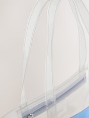 Rockett St George Pink Please Vinyl Beach Bag - Image 6 of 8