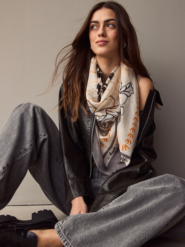 Daia en crudo - Rockett St George Satin Scarf - Imagen 2 de 7 Daia en crudo - Rockett St George Satin Scarf - Imagen 2 de 7