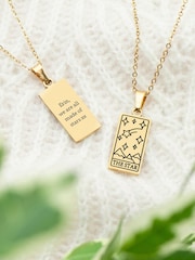 Personalised Star Tarot Card Necklace by Treat Republic - Image 2 of 5