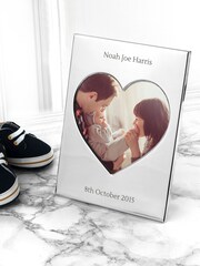 Personalised Heart Photo Frame by Treat Republic - Image 2 of 5