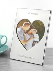 Personalised Heart Photo Frame by Treat Republic - Image 3 of 5