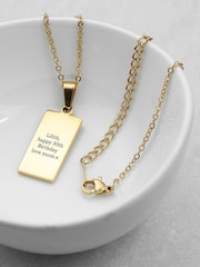 Personalised Wisdom Tarot Card Necklace by Treat Republic - Image 3 of 6